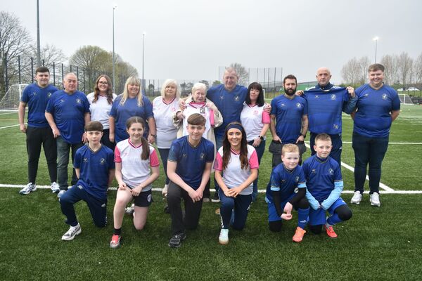 Newhill FC launch Paddy McStravick memorial jersey