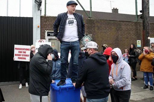 HIGH HOPES: Jamie Bryson had some rather predictable advice for his younger university colleagues