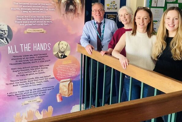 Tom's poem resonates with St John the Baptist pupils