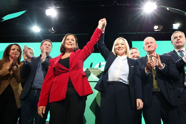 GERRY ADAMS: We're standing at the crossroads