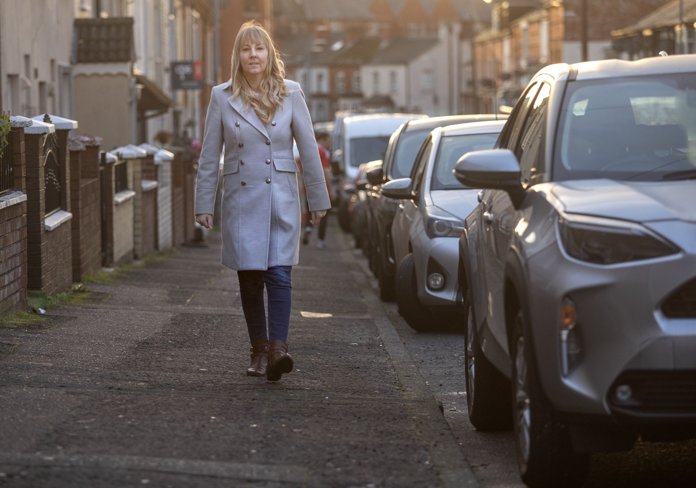 PARKED: Cllr Claire Canavan on Cavendish Street
