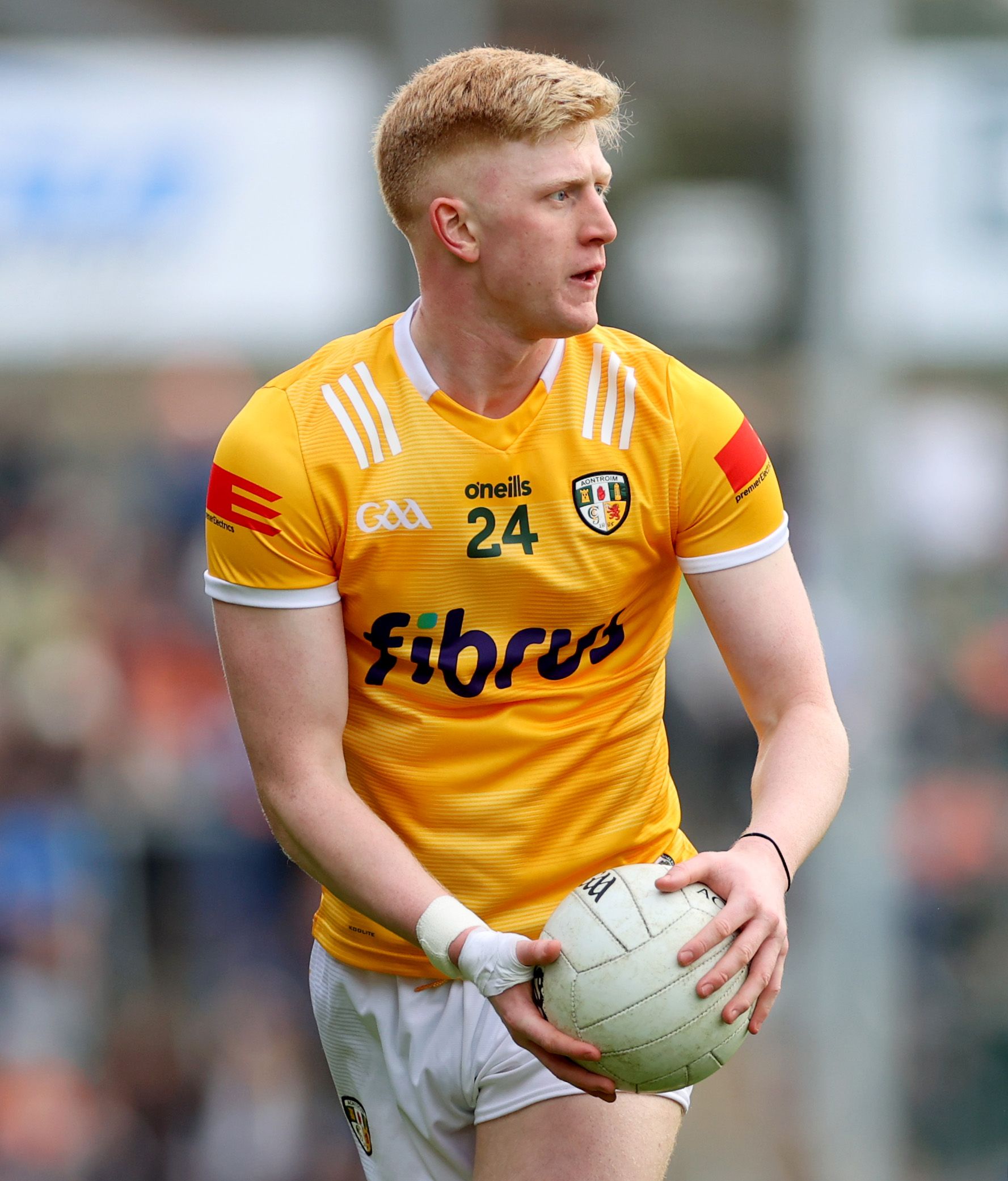 MAIN MAN: Pat Shivers scored some crucial points as Antrim sealed a victory in Leinster