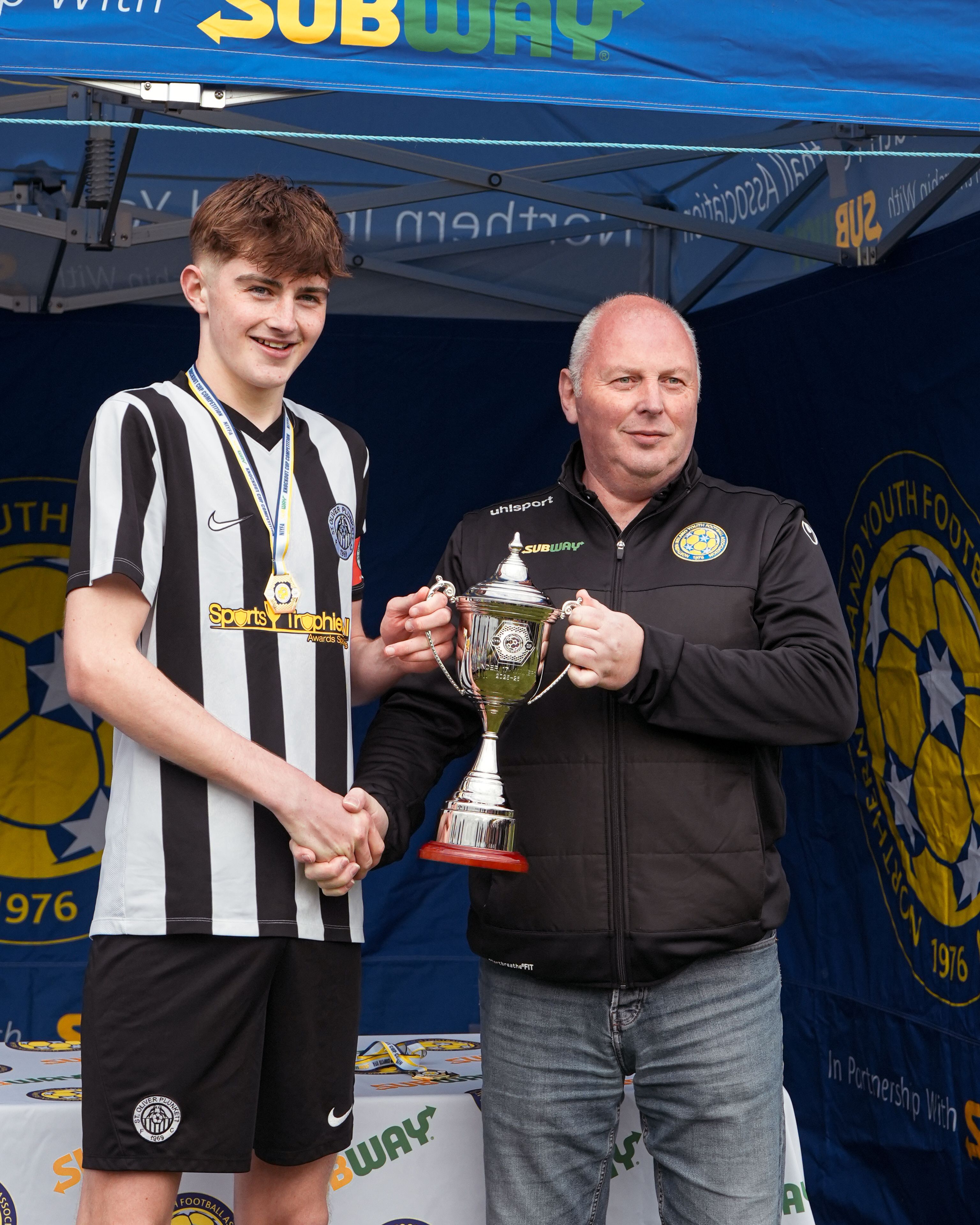 SUCCESS: St Oliver Plunkett clinched victory in the U17 Cup final