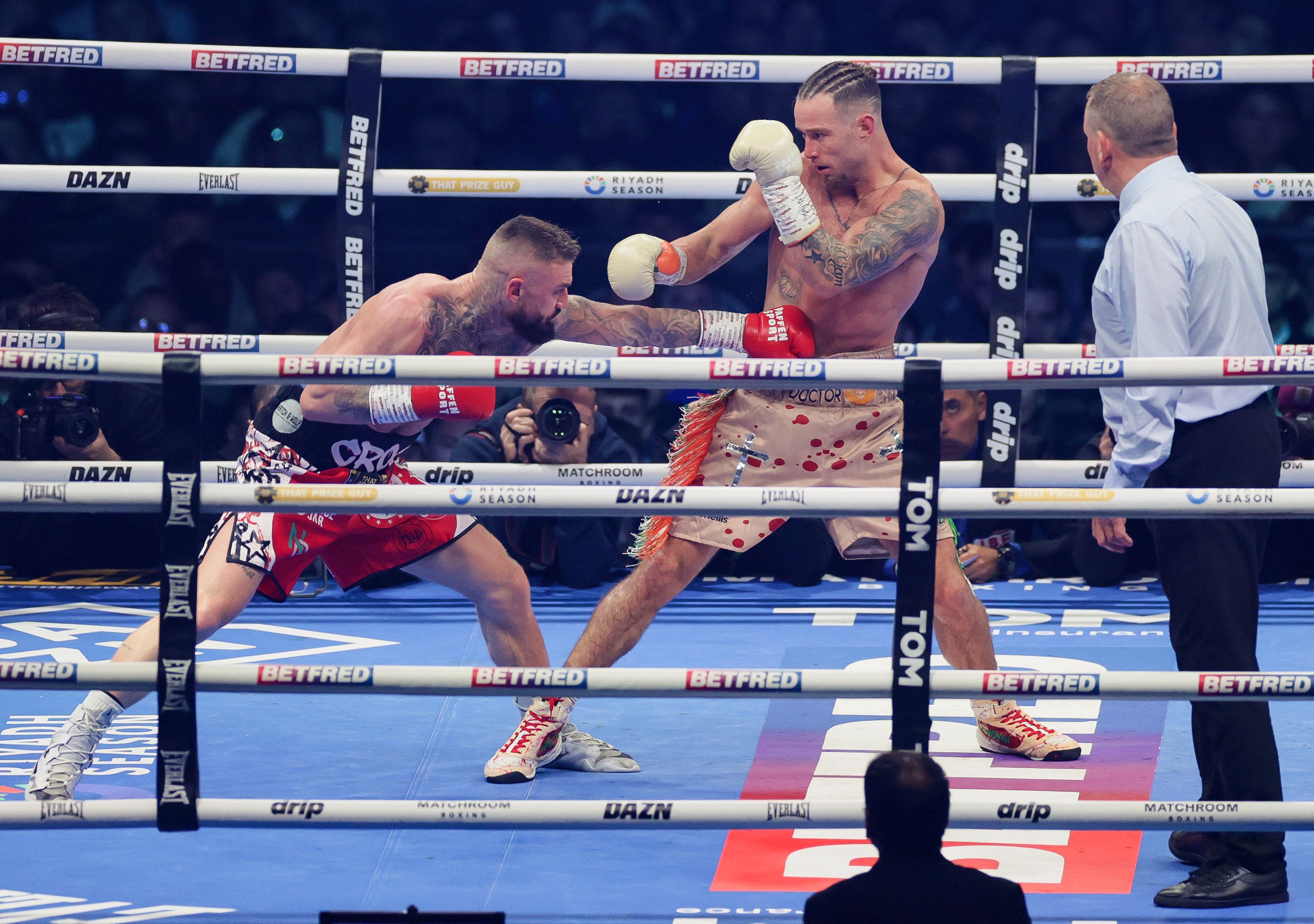 THIRD TIME LUCKY?: Donovan and Crocker in action last September in Windsor Park