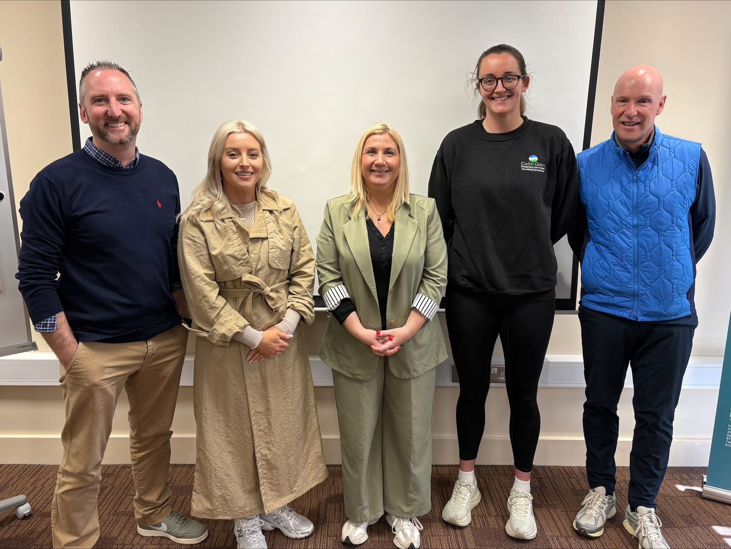 MEETING: Local politicians and community reps have met with Colin Glen Trust