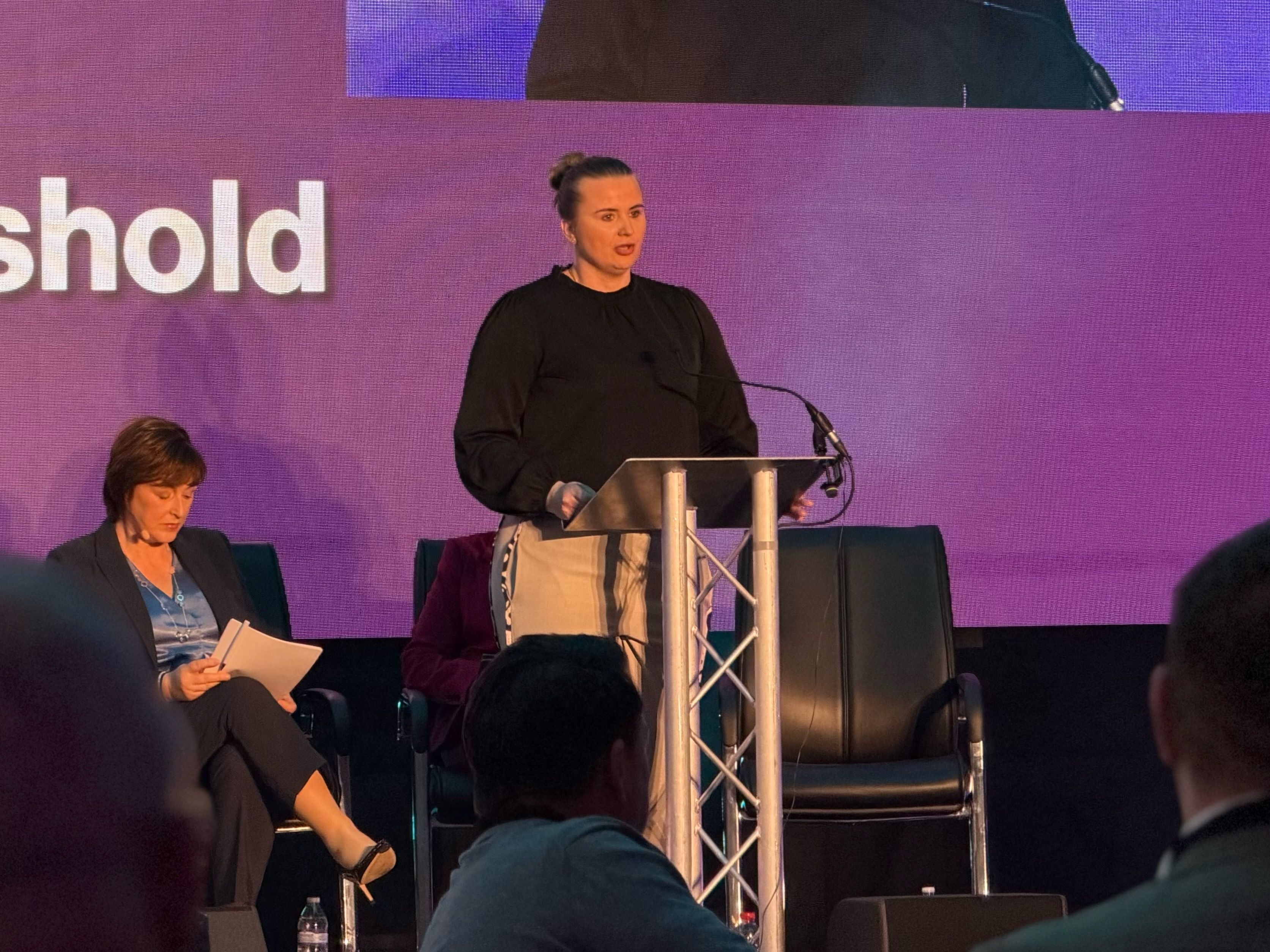 PRAISE: Aisling Reilly MLA spoke at the event this week