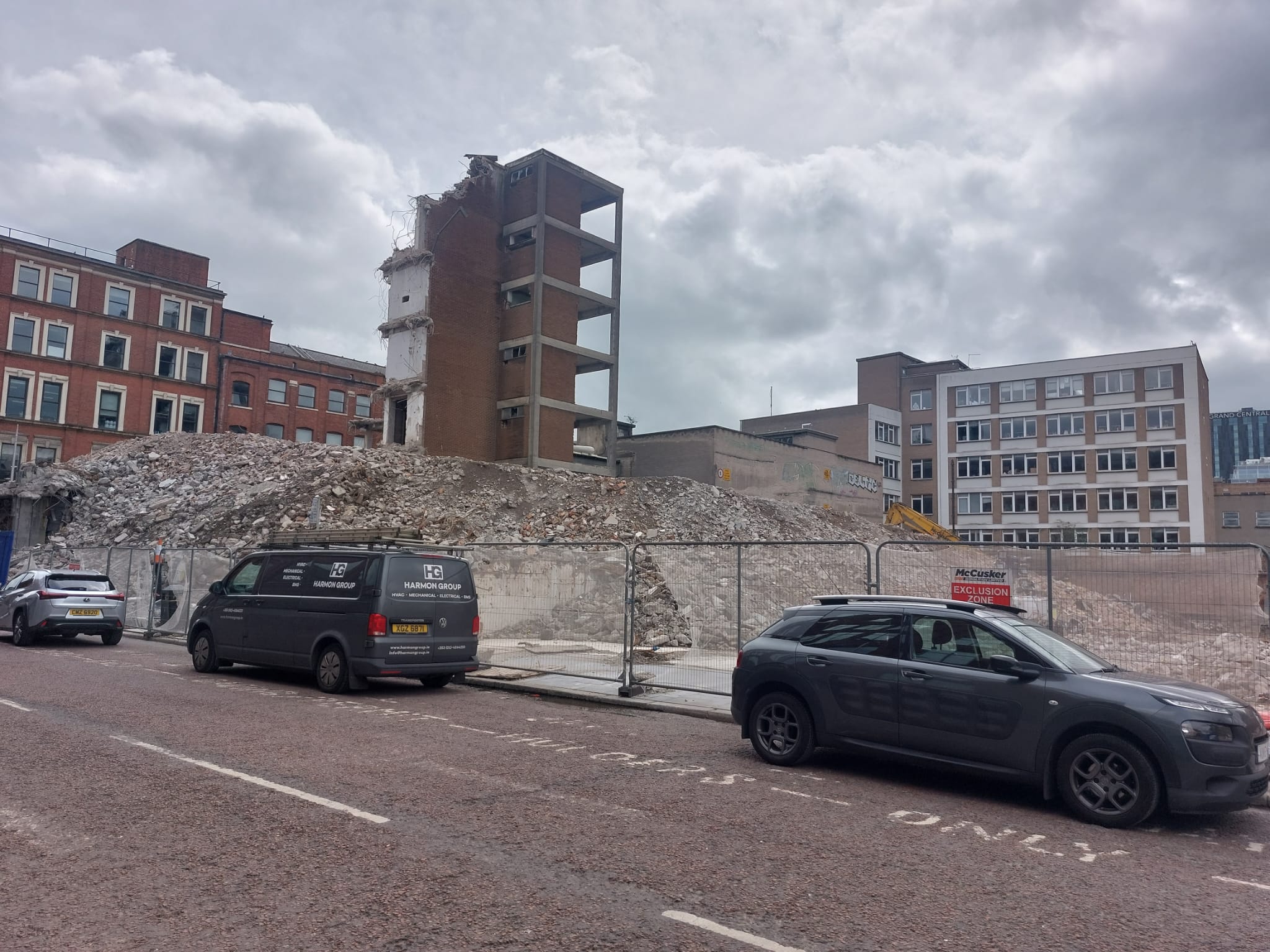 GONE: The derelict Norwich Union House has now disappeared