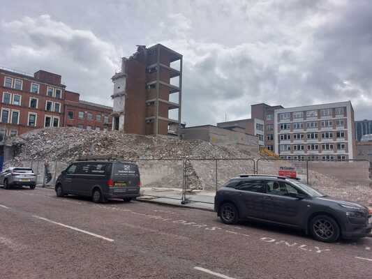 WATCH: Demolition of Castle Street gathers pace