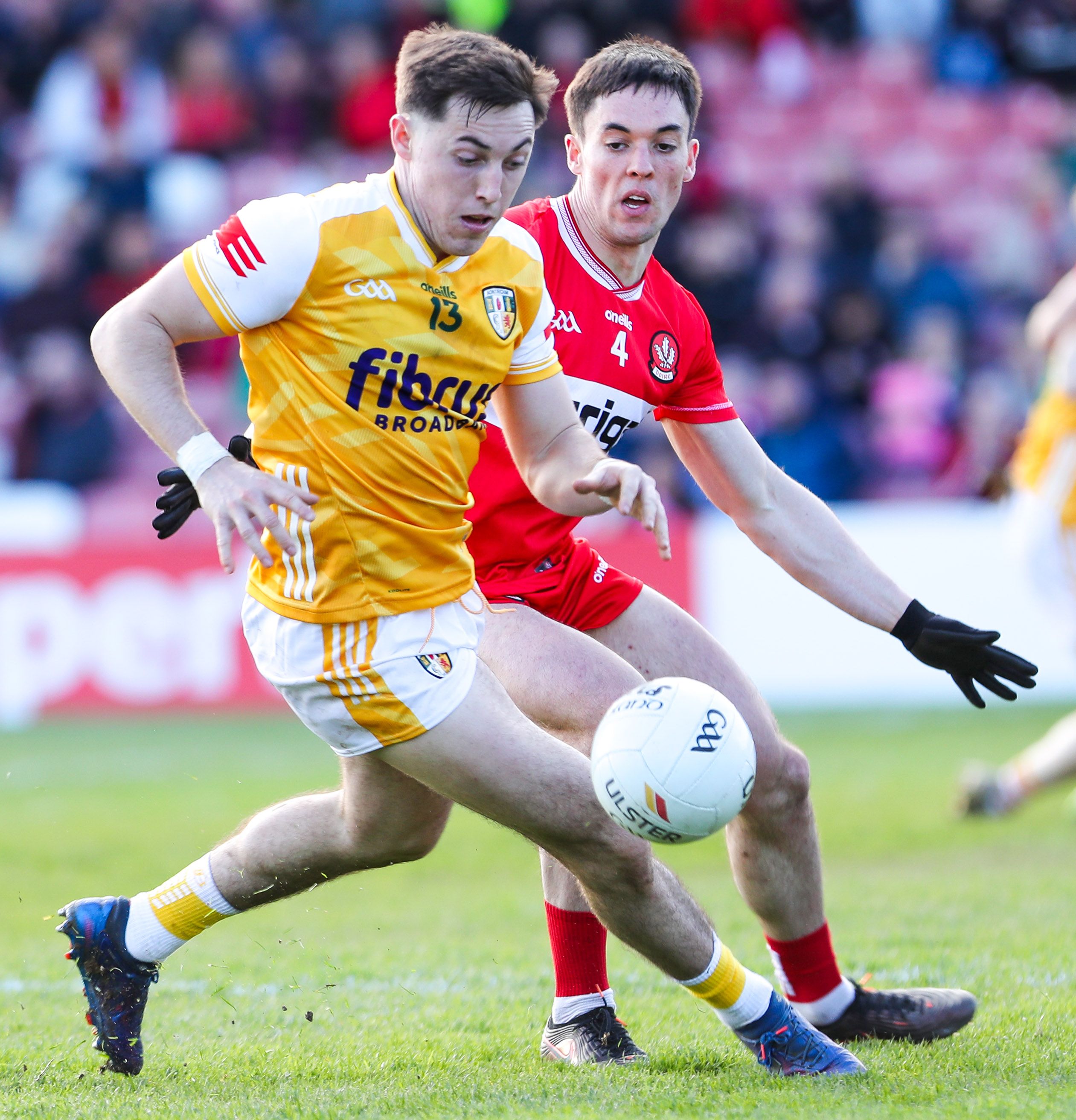 TOP MAN: Niall Burns starred as Antrim earned a victory over Tipperary 