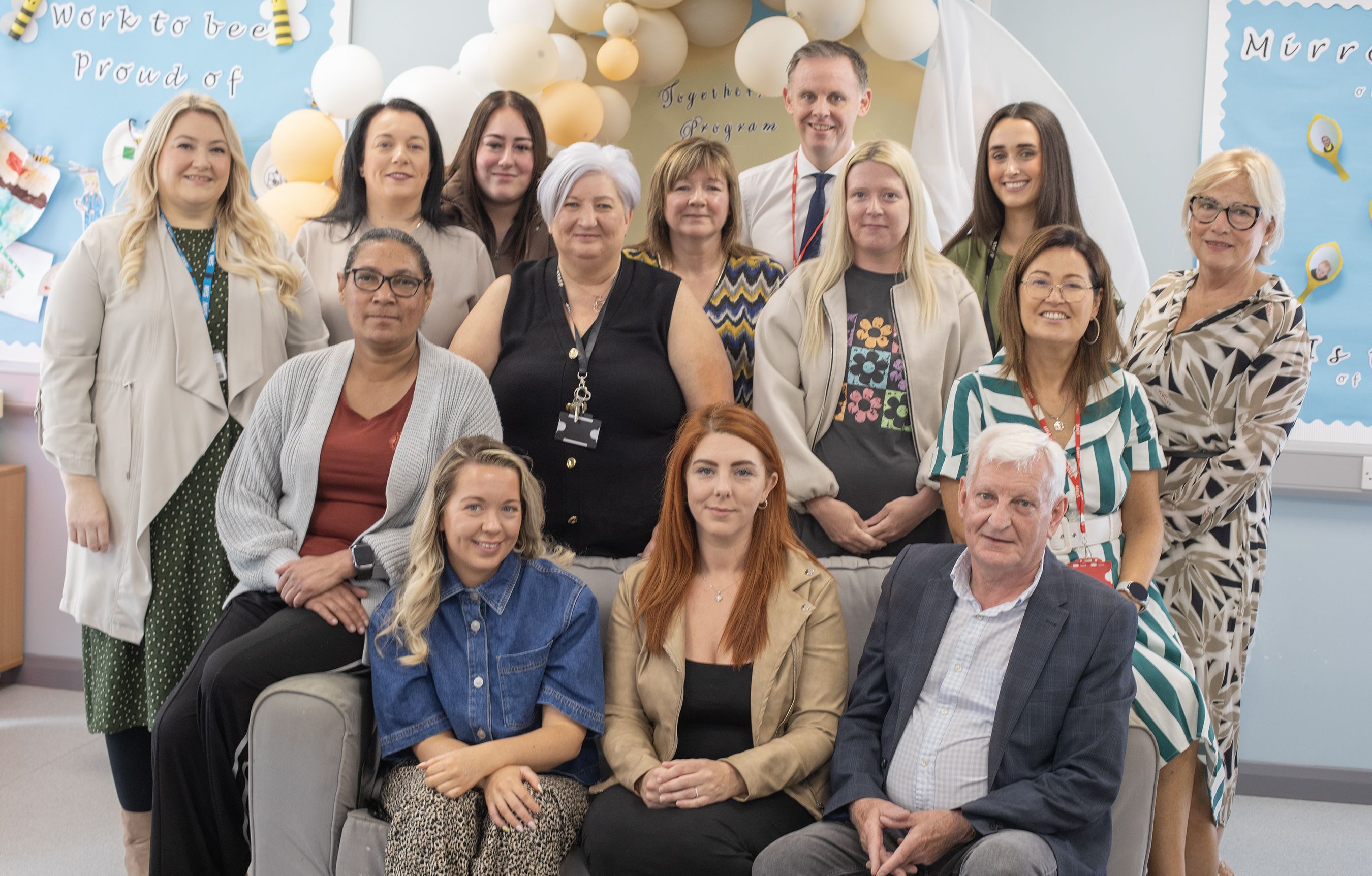 TOGETHERNESS PROGRAMME: Some of those involved in the programme at Christ the Redeemer