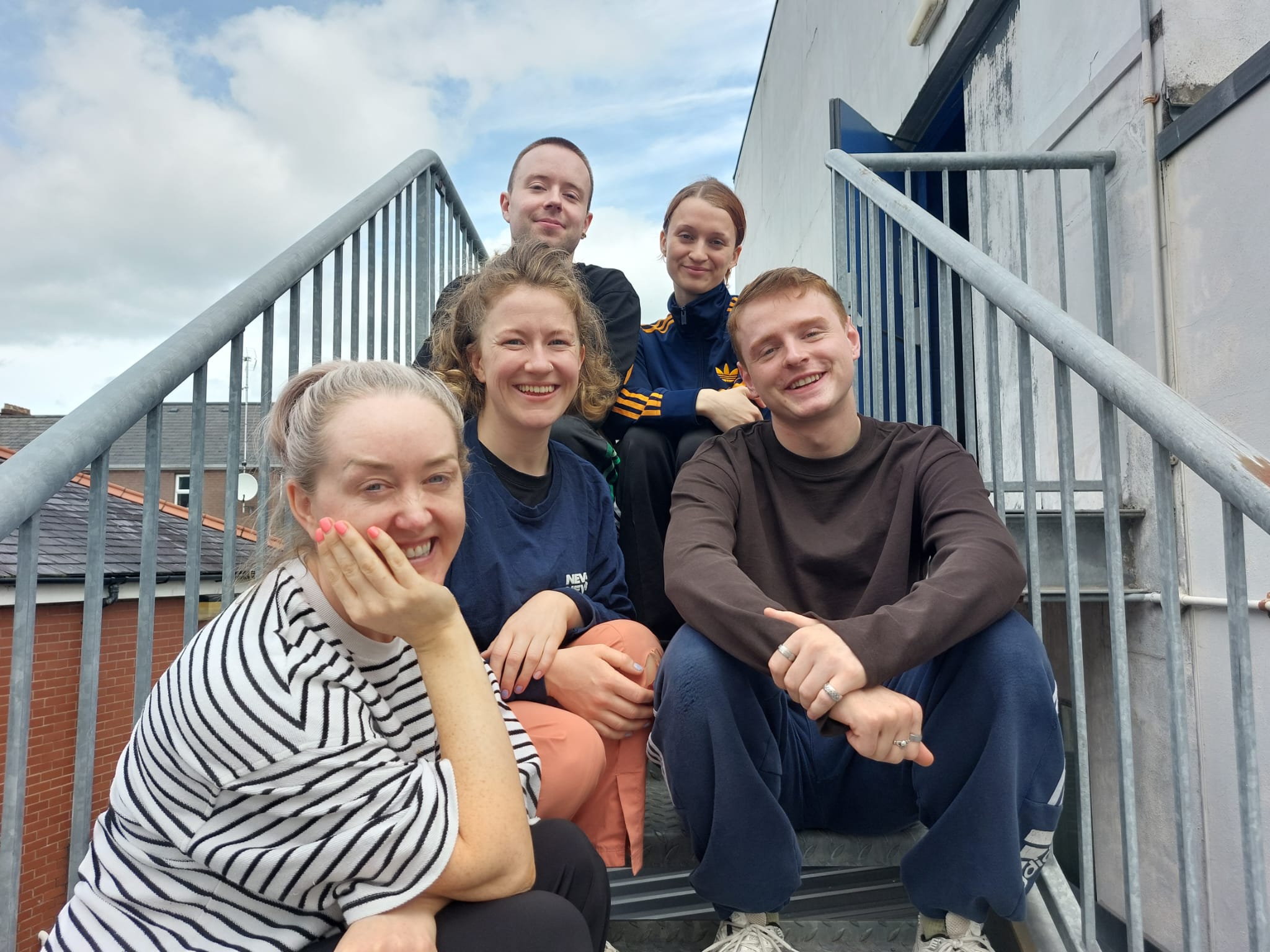 RAVIN\': Eileen McClory, left, and the cast from BPM Club – Barneys, Parties and Melters