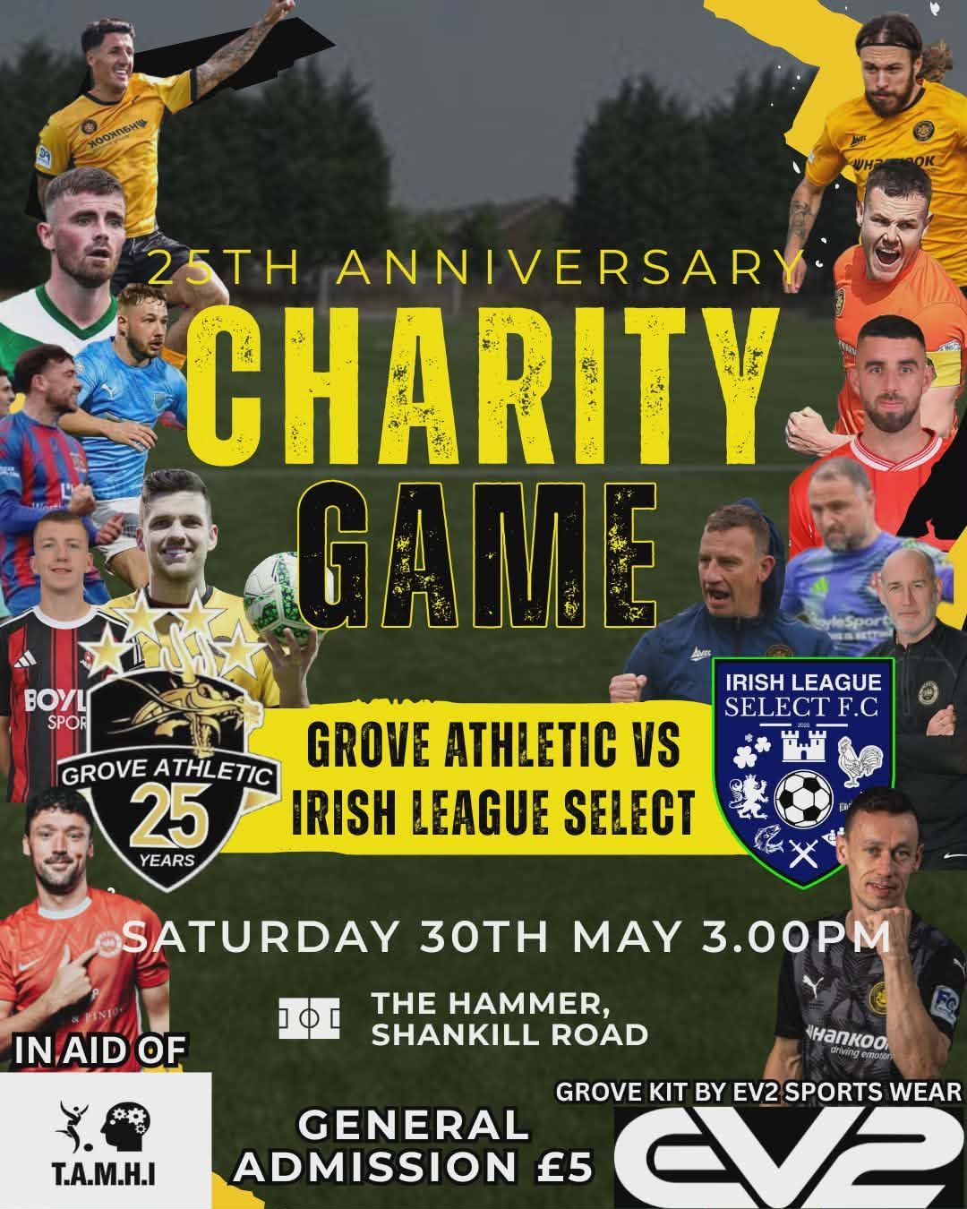 MATCH OF THE DAY: Grove Athletic will take on an Irish League Select team on Saturday 
