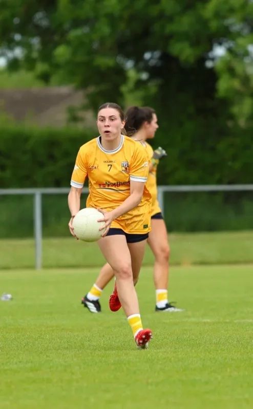 ON THE RISE: Antrim got off to a winning start in their All-Ireland campaign