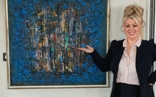 Author Margaret launches art exhibition in Falls Library