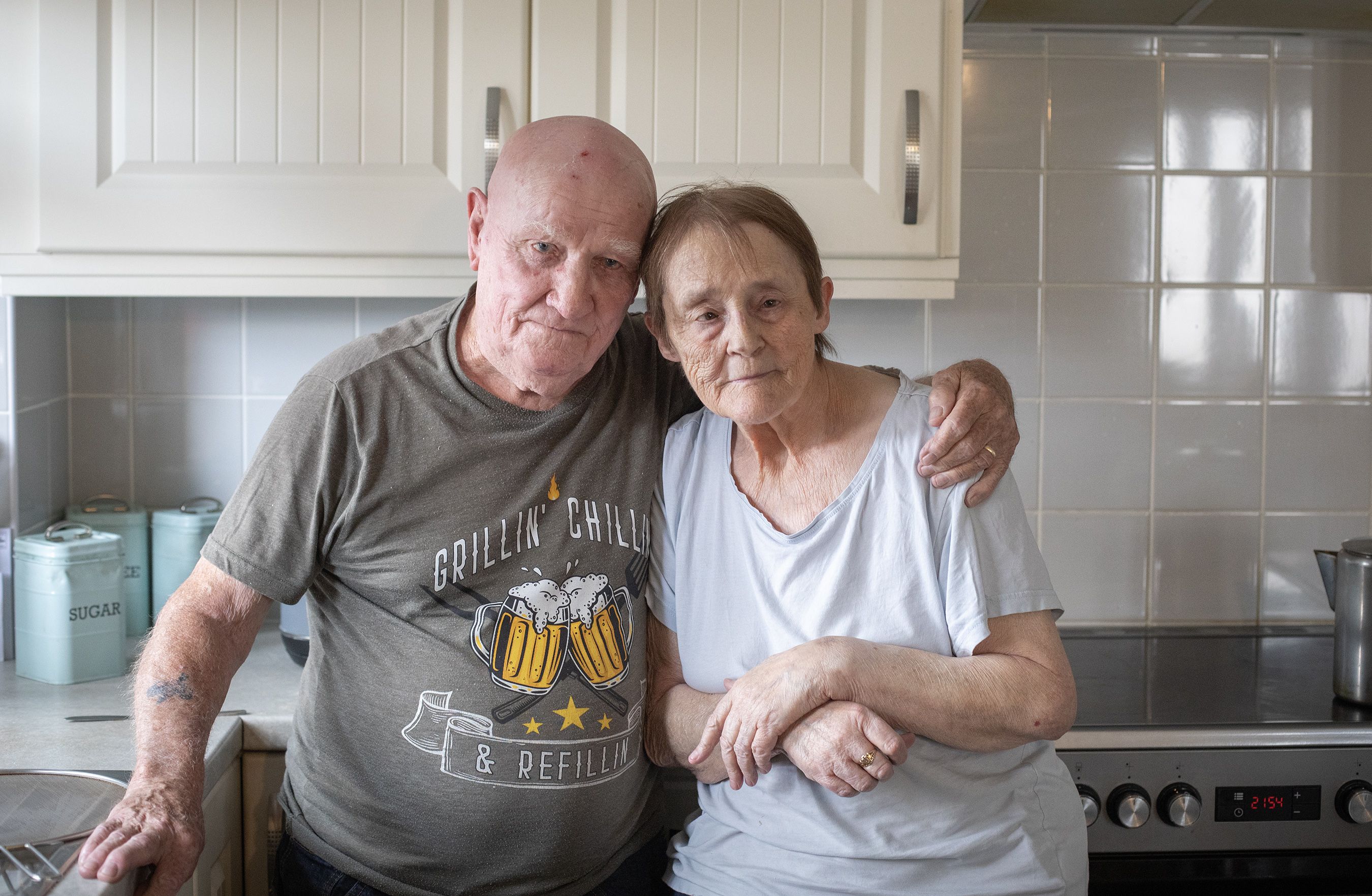 NOT GOOD ENOUGH: Bernard and Marian Slavin in their Gortnamona home