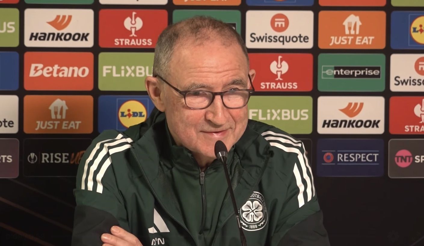 BACK IN THE HOT SEAT: Martin O\'Neill will sign a new one year contract at Parkhead
