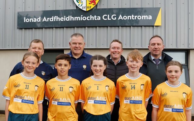 Bourke Sports launches Antrim Schools kit ahead of All-Ireland campaign