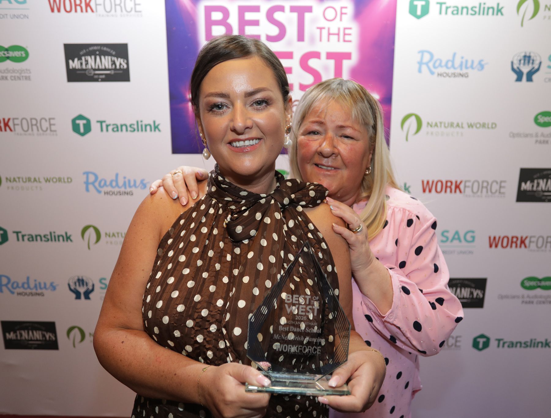 BEST DANCE SCHOOL: McNeill Irish Dancing- pictured is Denise McNeill and Anne McNeill