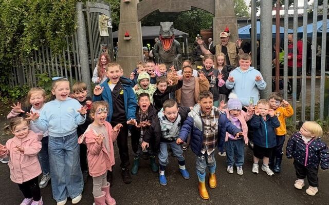 Jurassic fun and entertainment at the Half Moon Lake