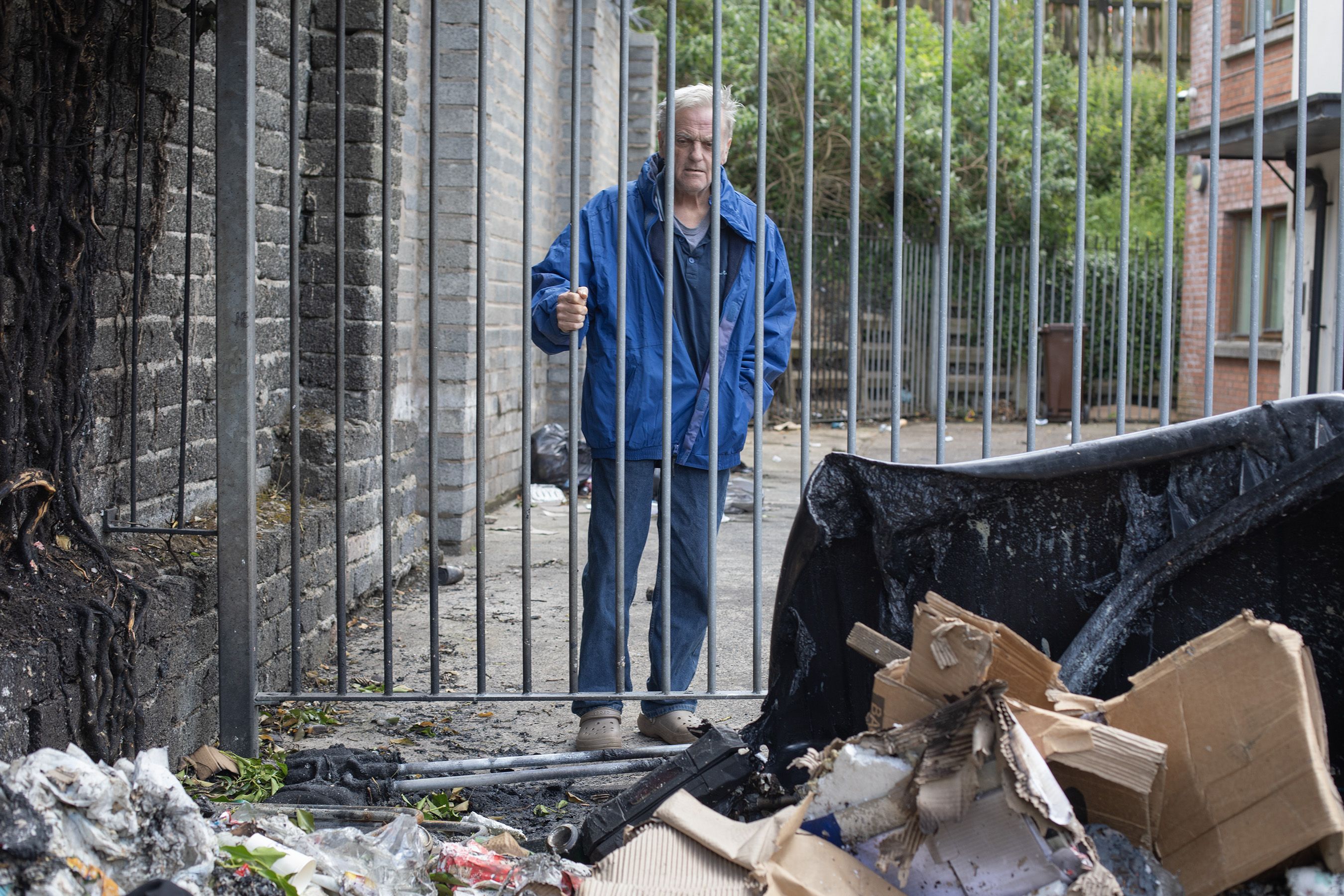 CONCERN: Ian Regan says the anti-social behaviour has been going on in his street for months