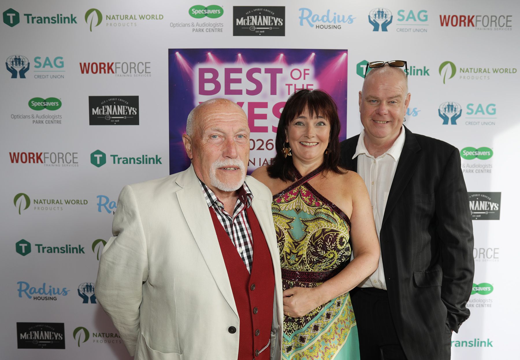 Gerry McClory, Roisin Barrett and Dara Barrett