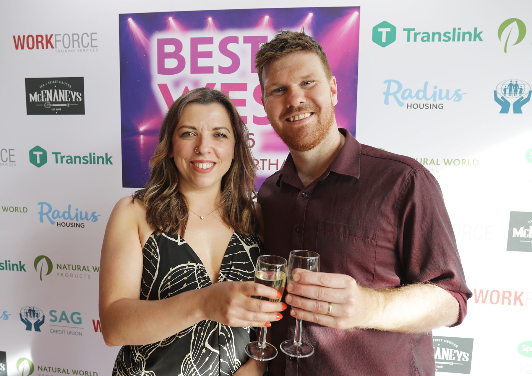 Holly Martin and Scott Byrne