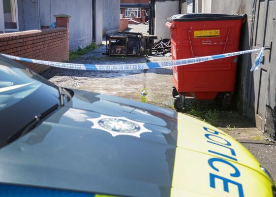Arson attack on house on Shore Road during renewed trouble last night