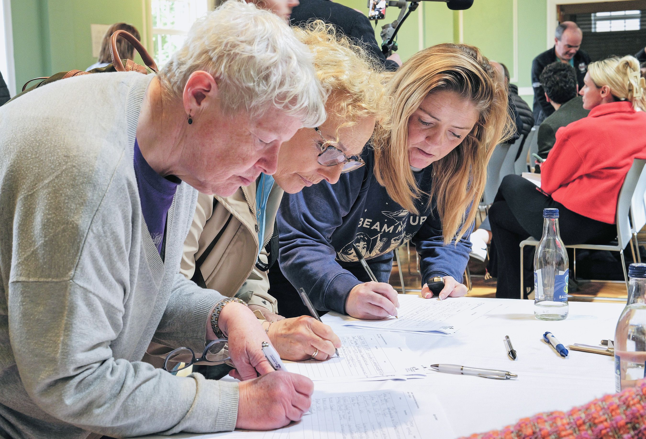TOGETHER: Community groups came together at St Comgalls last Thursday
