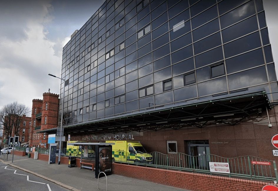 Mater Hospital in North Belfast