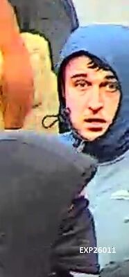 Police release image of male in connection with an attack on properties in Woodvale