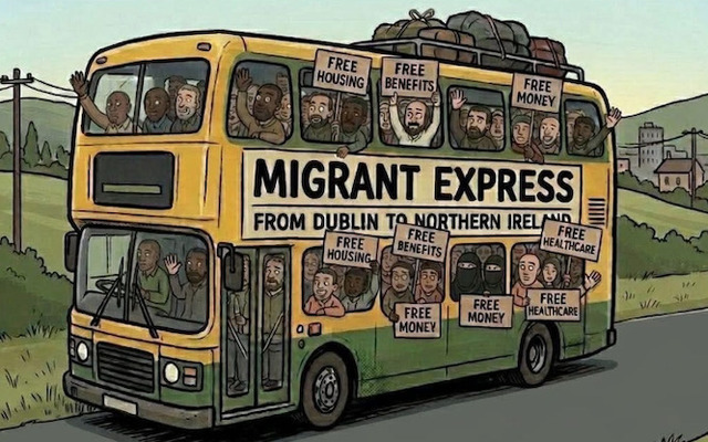 MÁLA POIST: TUV cartoon crosses the line