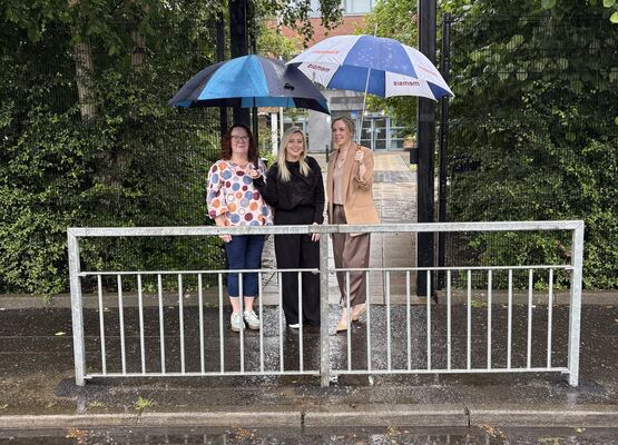 Safety barrier installed at De La Salle College entrance