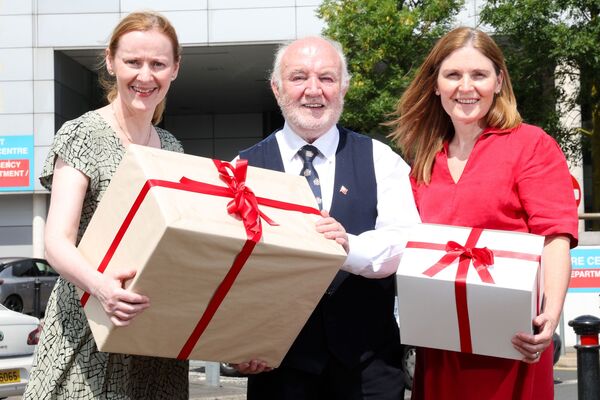 Terry supports delivery of sight-saving equipment to Children's Eye Unit at RVH