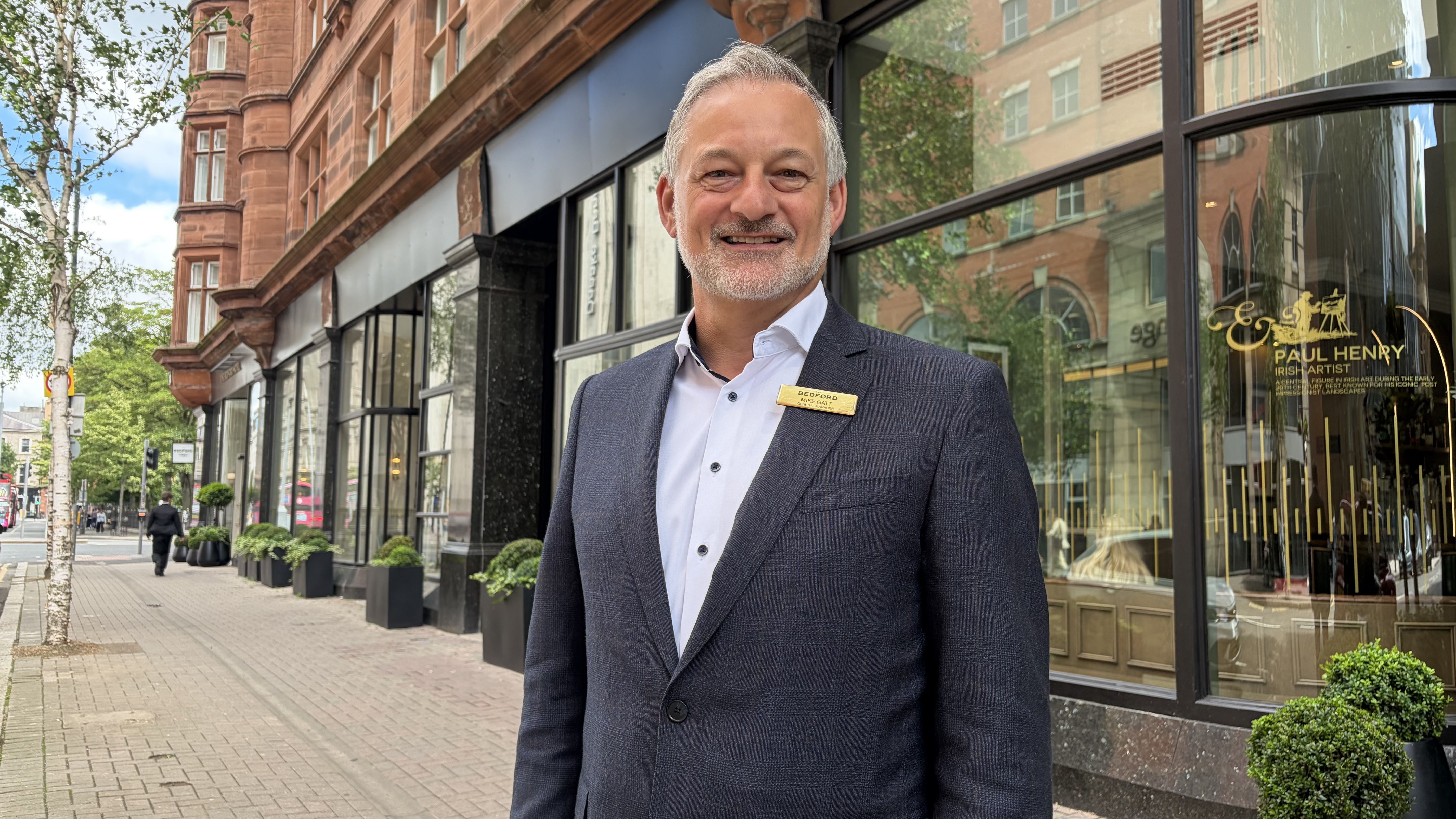 PROUD: The Bedford Hotel General Manager Mike Gatt