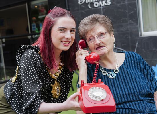 Clara's iconic red telephone was a lifeline to families during conflict 
