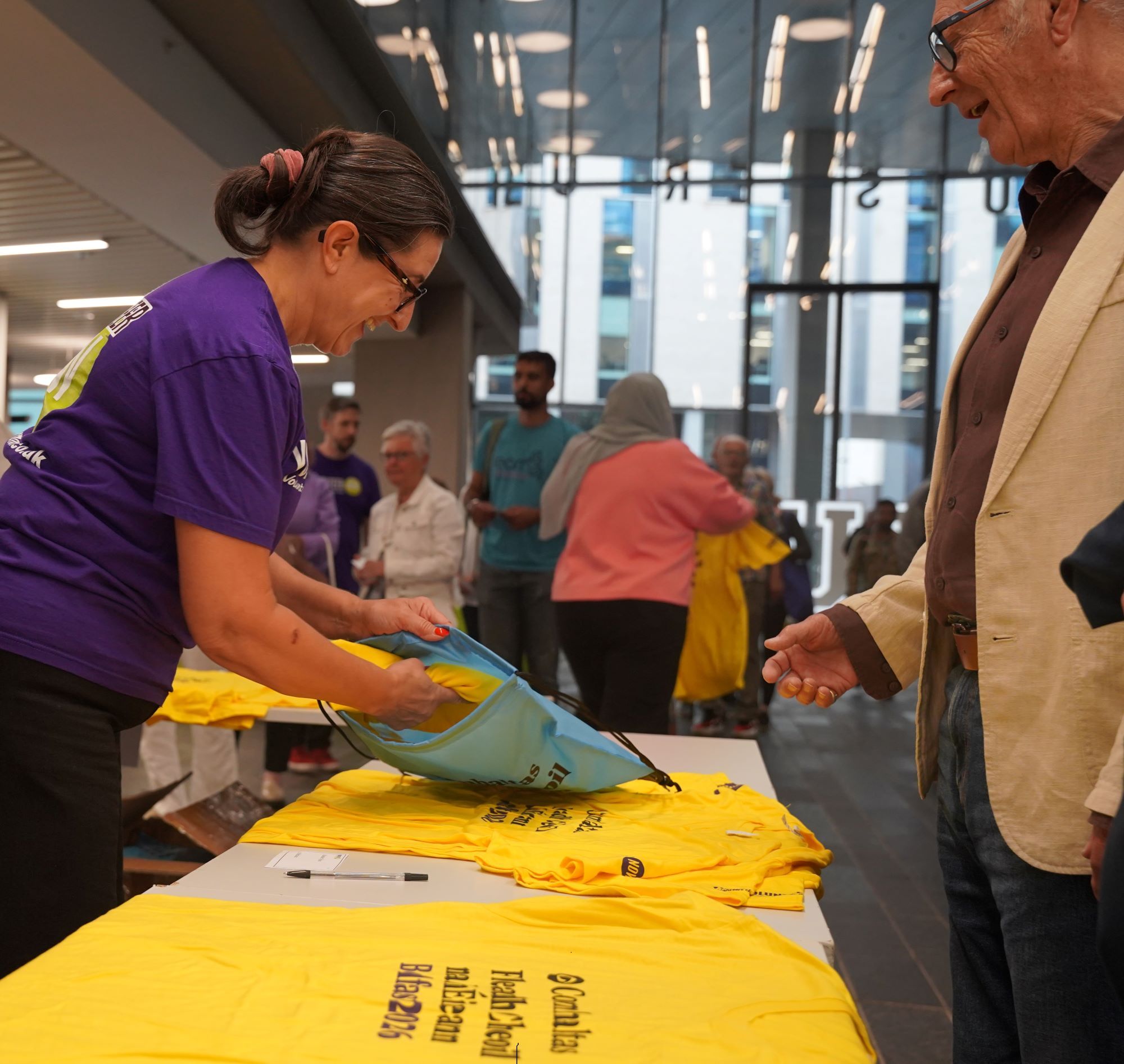 LOOMING: Fleadh fever is starting to grip the city as volunteers get ready to do their stuff