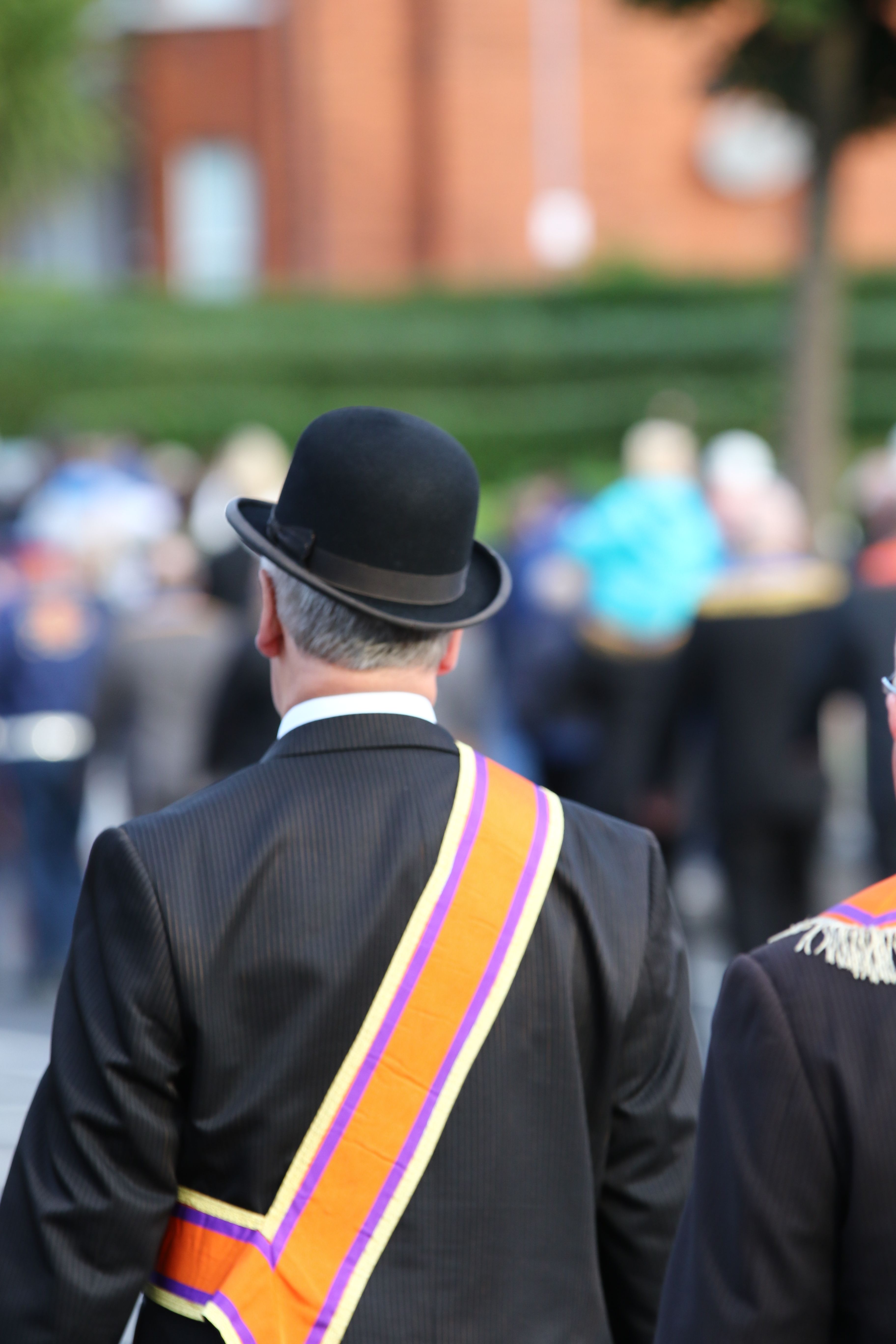 DOUBLE TAKE: Beside the sober, serious Orangemen on the Twelfth are UDA/UVF-supporting bands