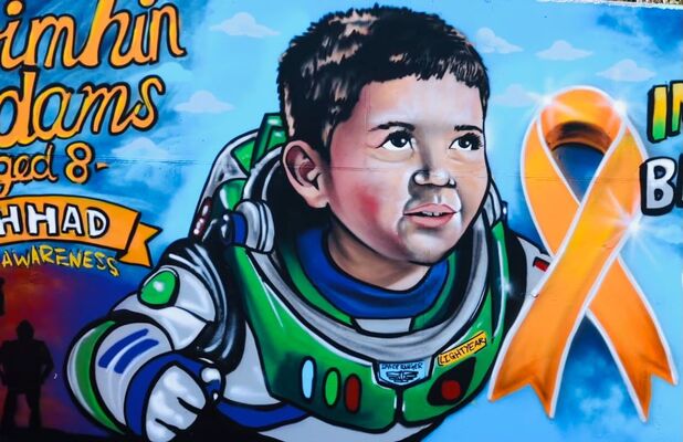 Mural unveiled in memory of Caoimhín Adams who died from rare illness