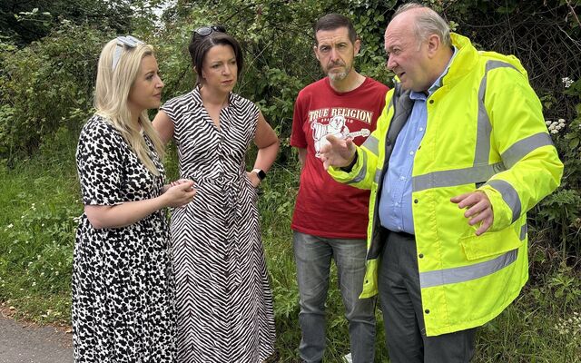 Infrastructure Minister visits Blacks Road underpass amid road safety concerns
