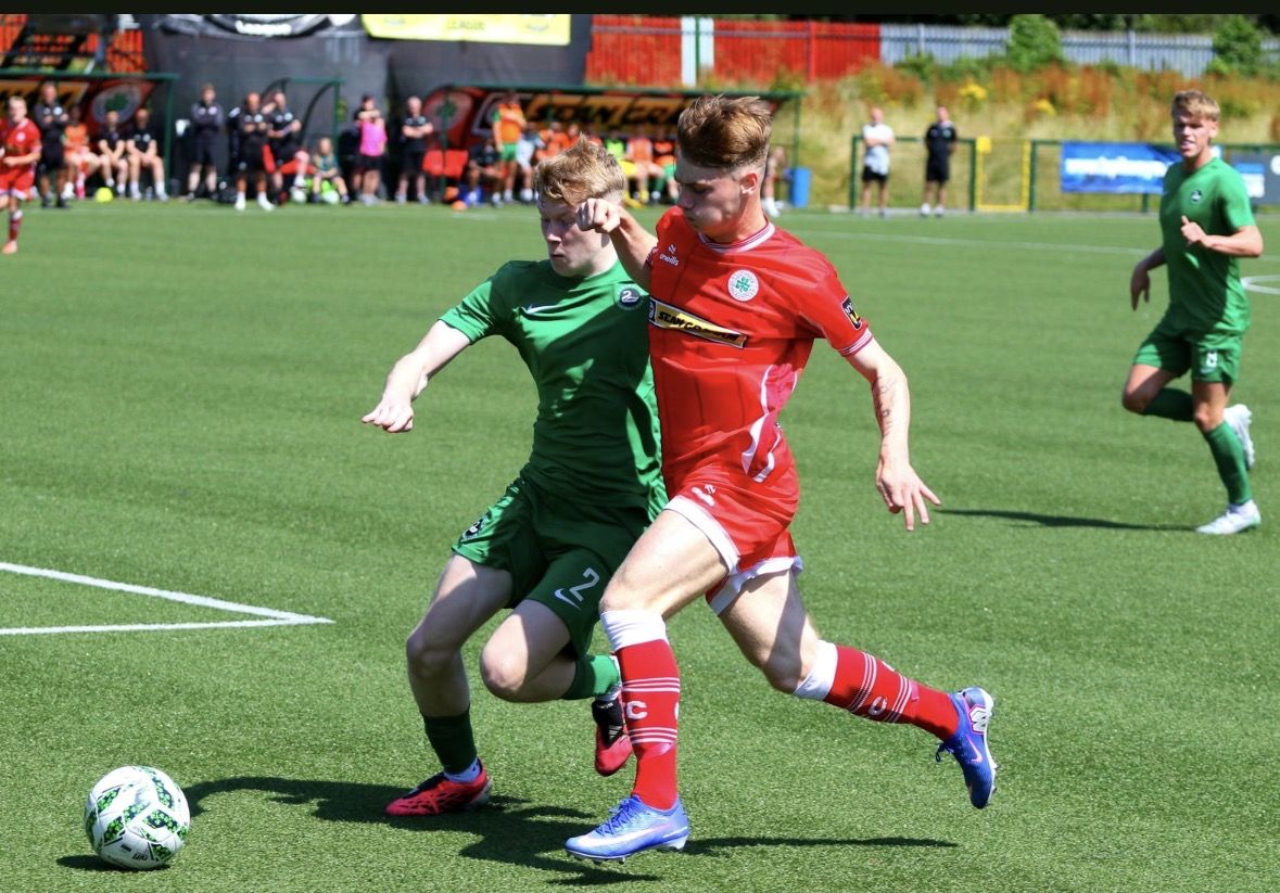 TIGHT: Cliftonville edged a 1-0 win over their neighbours