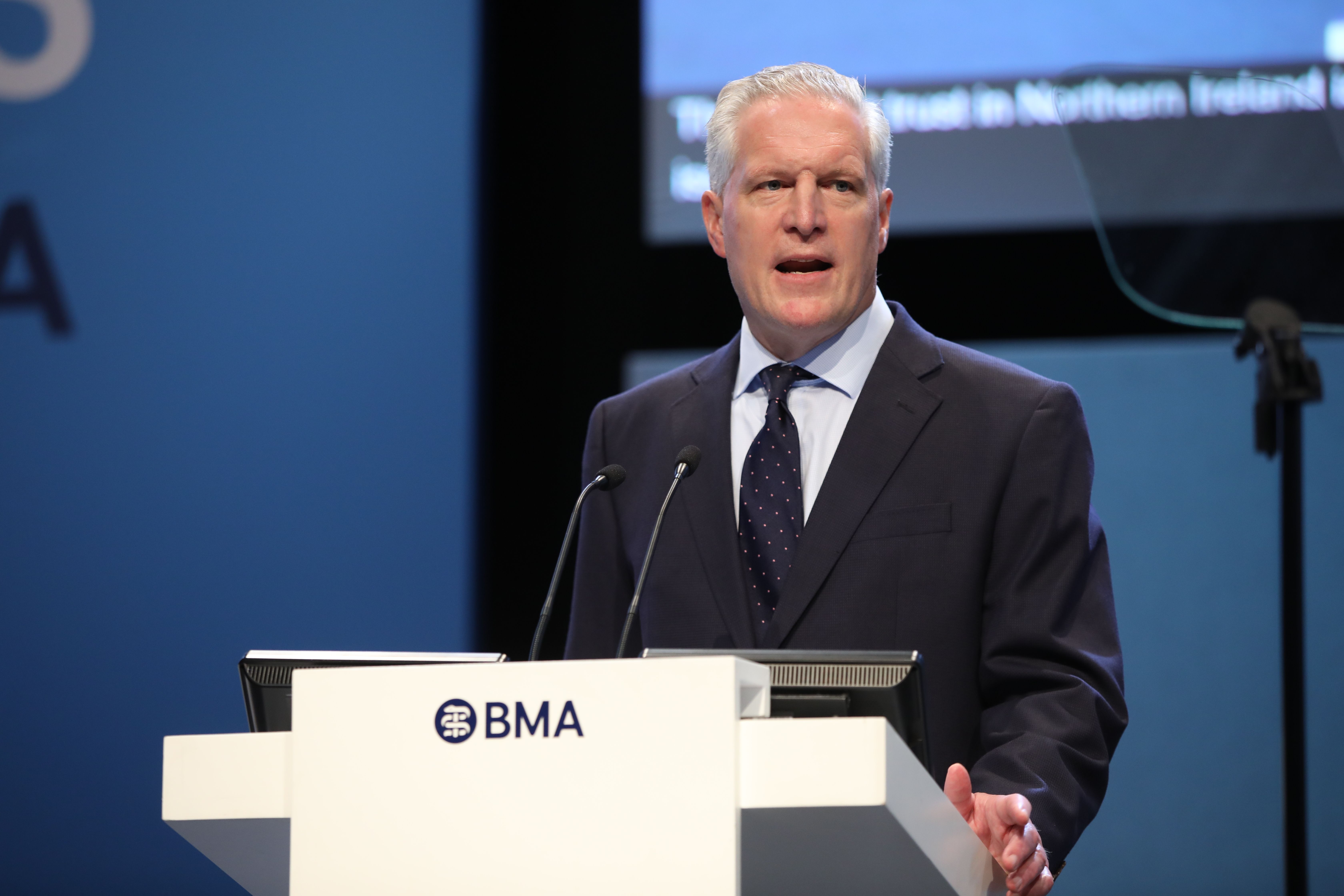 CONCERNS: Dr Alan Stout, Belfast-based GP and BMA chair