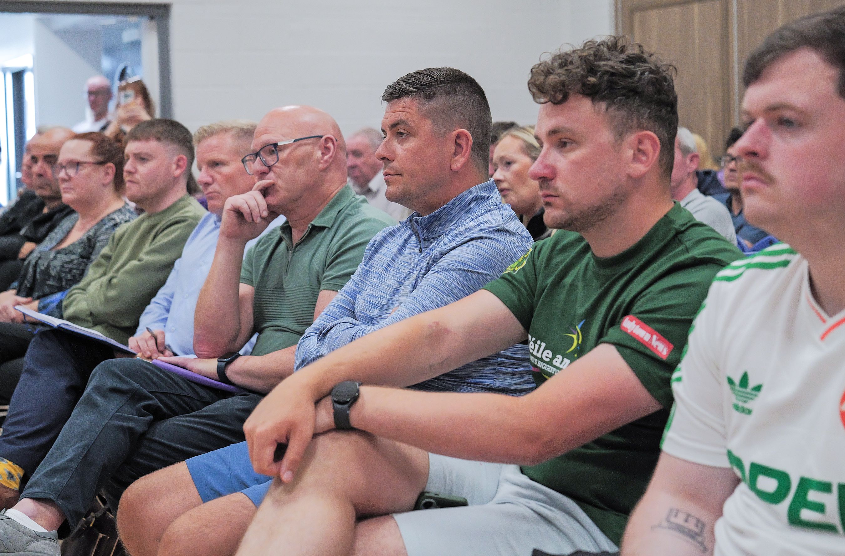 COLIN SUPPORT: The event took place at Sally Gardens Community Centre on Wednesday