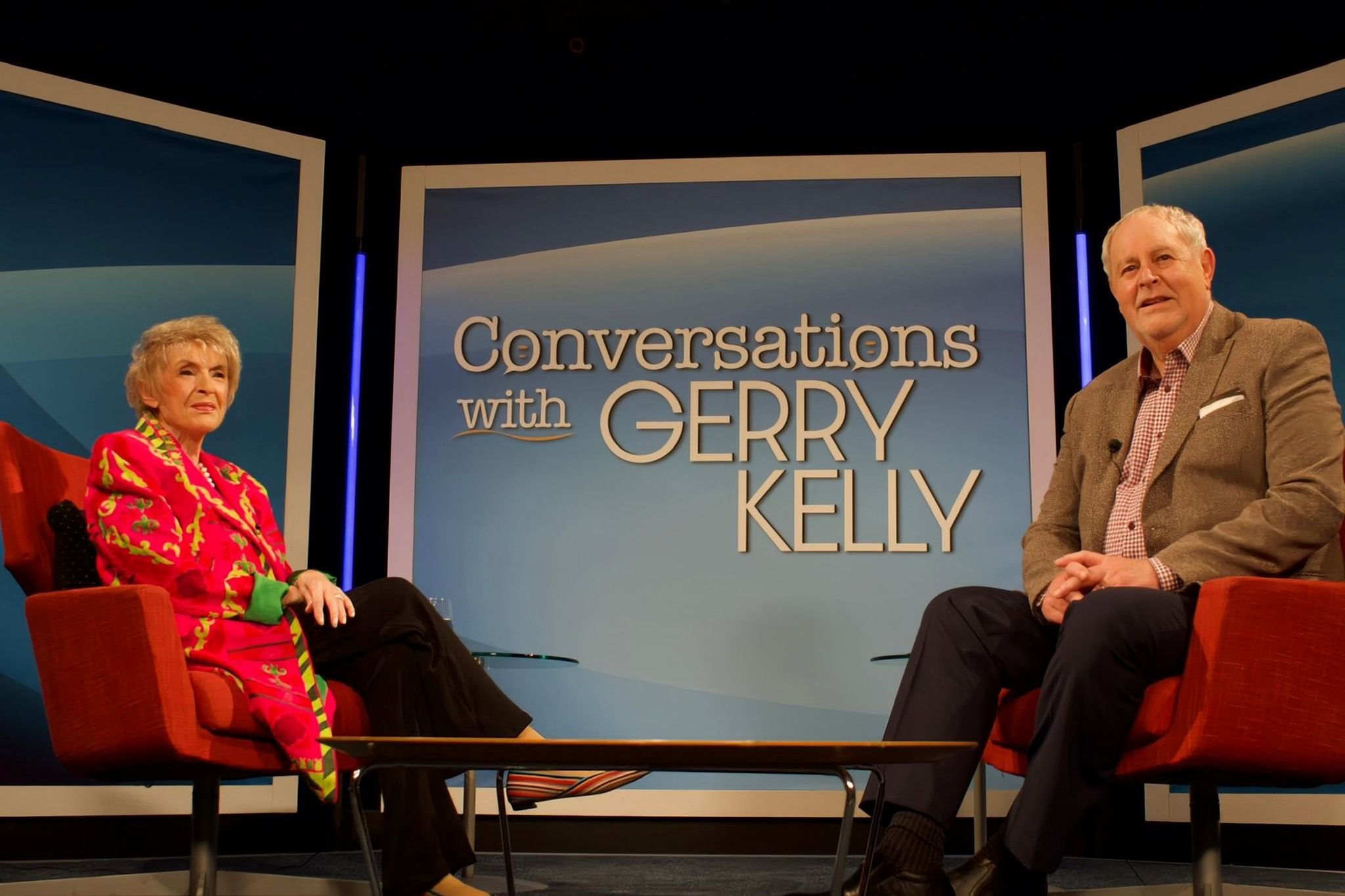 BROADCASTING LEGEND: Gerry Kelly with guest Gloria Hunniford on an episode of \'Conversations with Gerry Kelly\'