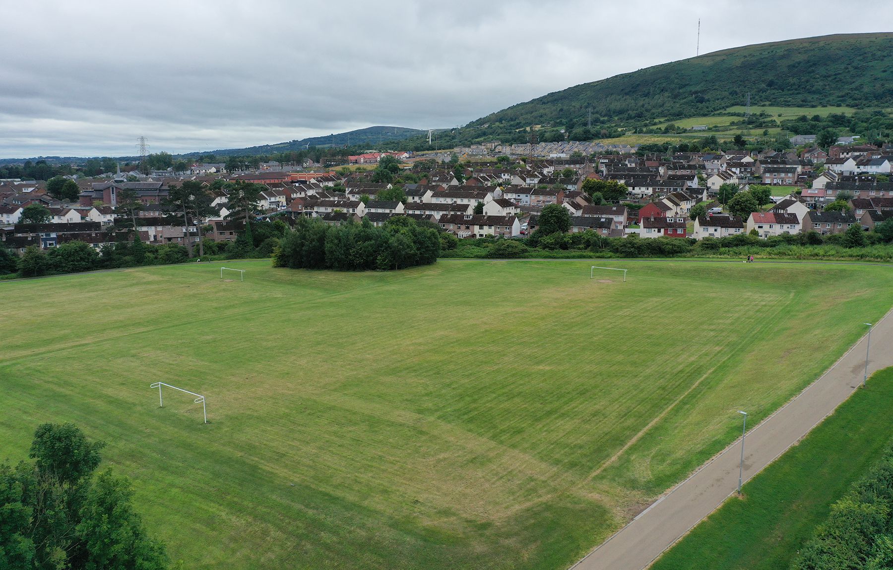 NO MORE: Falls Park pitches were set to be transformed into a campsite for the Fleadh