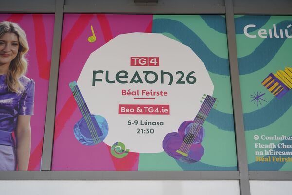 New Irish language signage erected in Grand Central Station ahead of the Fleadh