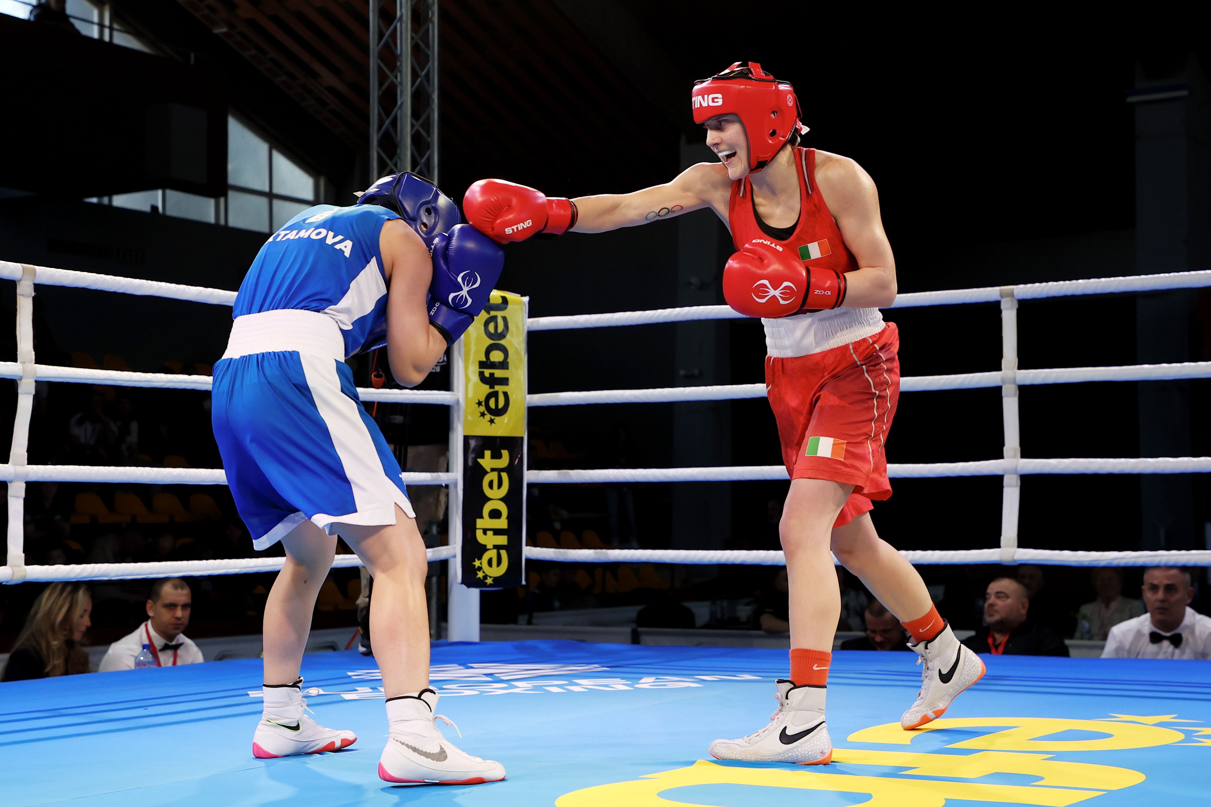 MEDAL WINNER AGAIN: Michaela Walsh in action earlier this year