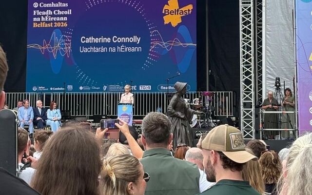An Ghaeilge i lár an aonaigh ar chéad lá na Fleidhe