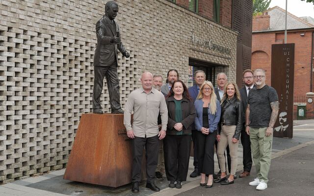 PIC OF THE DAY: Teamsters turn out for Féile visit