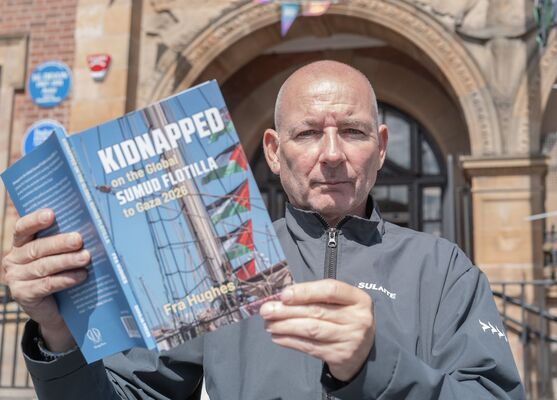 Fra pens book about his kidnapping on the high seas by Israeli forces