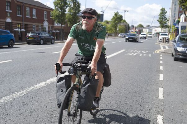 Aidan's 2,200-mile cycle around Ireland to celebrate historic links with Essex